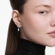 SWAROVSKI Σκουλαρίκια-σταγόνα Mesmera Μίξη Κοπών, Λευκά, Επιμετάλλωση ροδίου 5723177