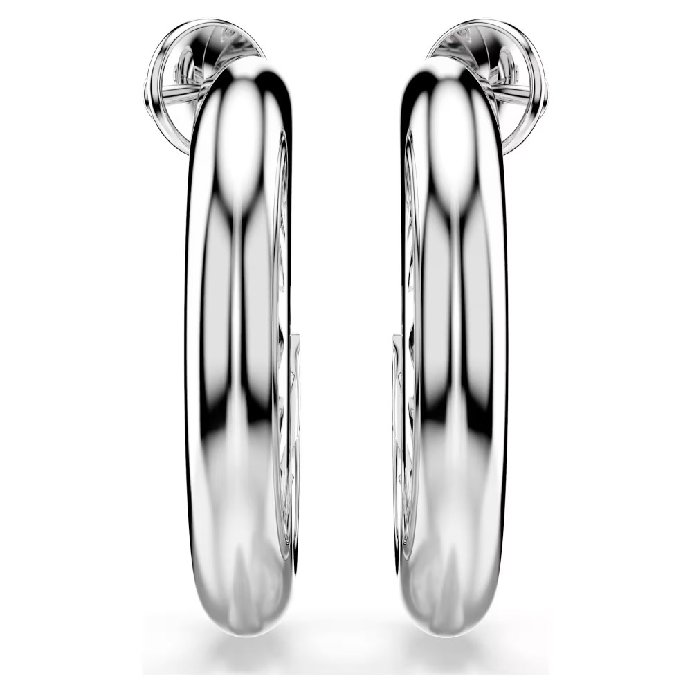 SWAROVSKI Sublima Κρίκοι, Λευκοί, Επιροδιωμένα 5723288