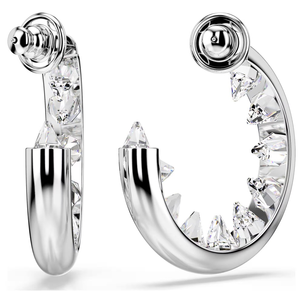 SWAROVSKI Sublima Κρίκοι, Λευκοί, Επιροδιωμένα 5723288