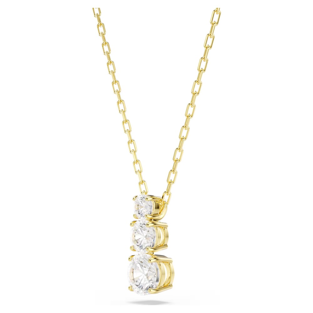 SWAROVSKI Μενταγιόν Stella Attract, Στρογγυλή κοπή, Λευκό, Επιμετάλλωση σε Χρυσό Τόνο 5723298 SWAROVSKI Μενταγιόν Stella Attract, Στρογγυλή κοπή, Λευκό, Επιμετάλλωση σε Χρυσό Τόνο 5723298