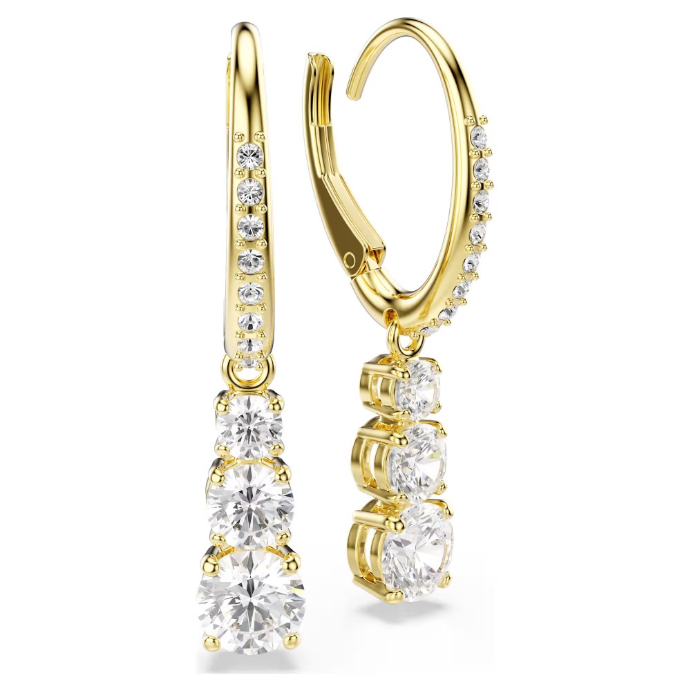 SWAROVSKI Stilla Attract Σκουλαρίκια Στρογγυλή Κοπή, Λευκό Επιχρυσωμένο 5723300 SWAROVSKI Stilla Attract Σκουλαρίκια Στρογγυλή Κοπή, Λευκό Επιχρυσωμένο 5723300