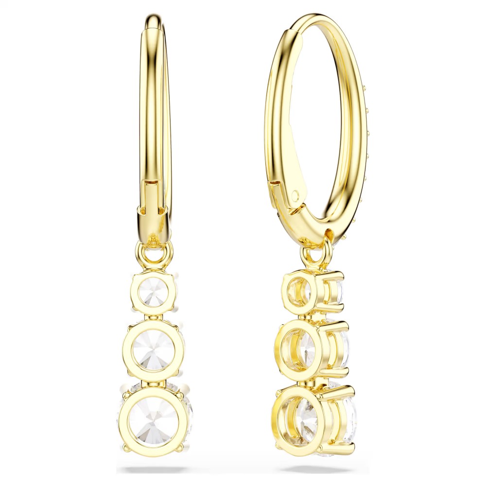 SWAROVSKI Stilla Attract Σκουλαρίκια Στρογγυλή Κοπή, Λευκό Επιχρυσωμένο 5723300 SWAROVSKI Stilla Attract Σκουλαρίκια Στρογγυλή Κοπή, Λευκό Επιχρυσωμένο 5723300
