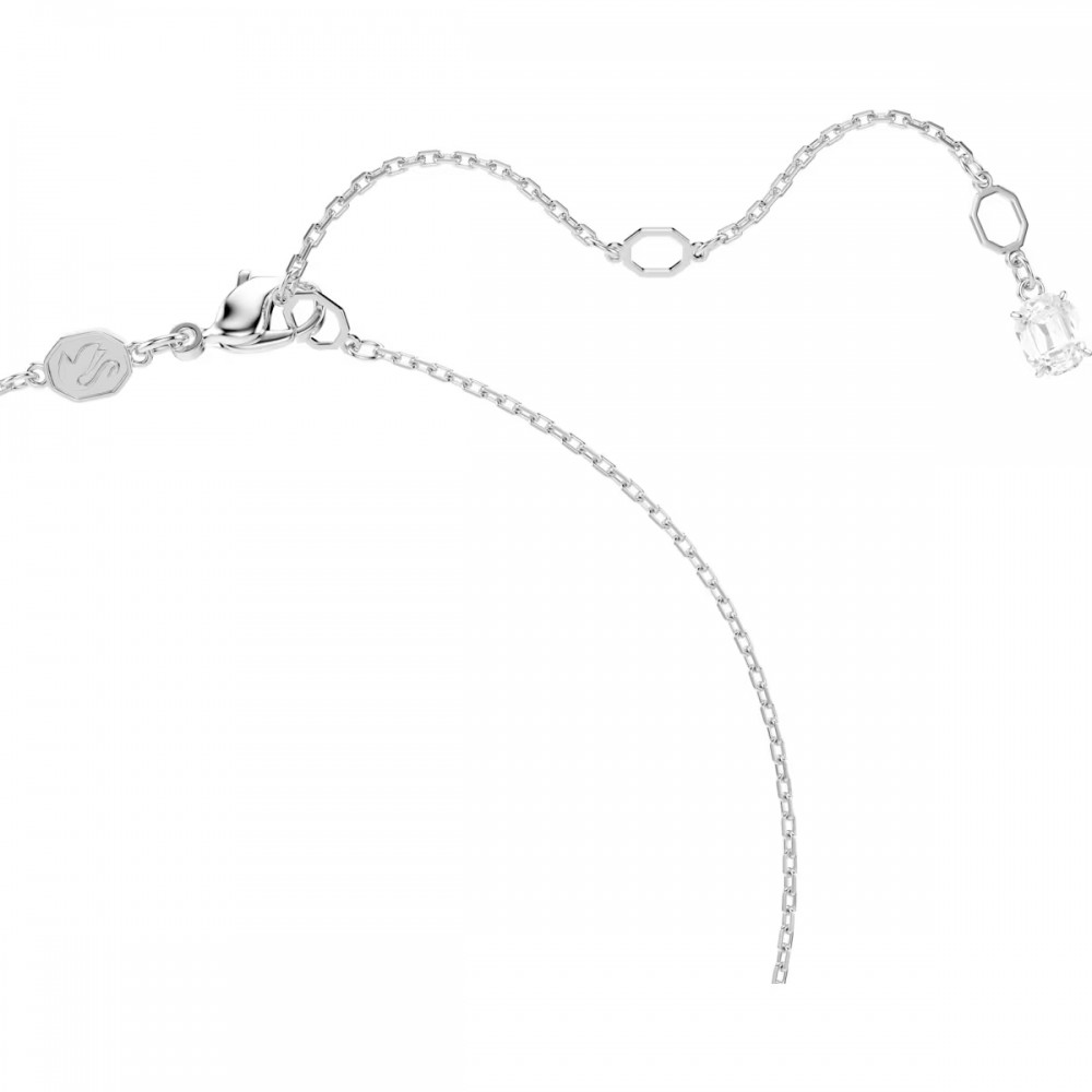 SWAROVSKI Κολιέ Vienna Swan, Λευκό, Επιμετάλλωση ροδίου 5723387