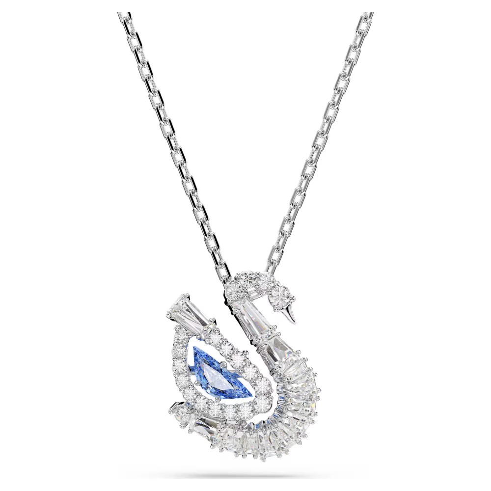 SWAROVSKI Μενταγιόν Swarovski Swan, Μπλε, Μίξη Κοπών, Επιμετάλλωση ροδίου 5723389 SWAROVSKI Μενταγιόν Swarovski Swan, Μπλε, Μίξη Κοπών, Επιμετάλλωση ροδίου 5723389