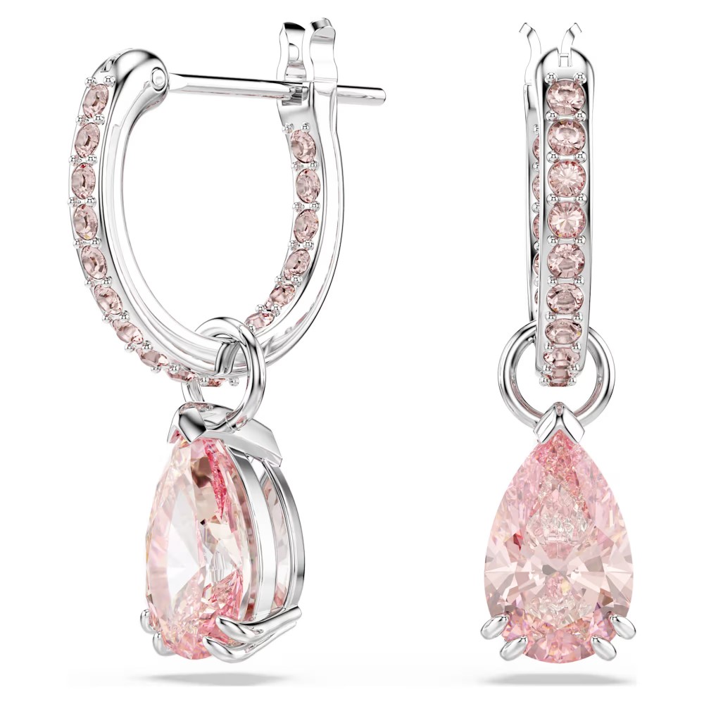 SWAROVSKI Attract Σκουλαρίκια Kοπή Αχλάδι, Ροζ Επιροδιωμένα 5723566 SWAROVSKI Attract Σκουλαρίκια Kοπή Αχλάδι, Ροζ Επιροδιωμένα 5723566