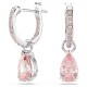 SWAROVSKI Attract Σκουλαρίκια Kοπή Αχλάδι, Ροζ Επιροδιωμένα 5723566 SWAROVSKI Attract Σκουλαρίκια Kοπή Αχλάδι, Ροζ Επιροδιωμένα 5723566