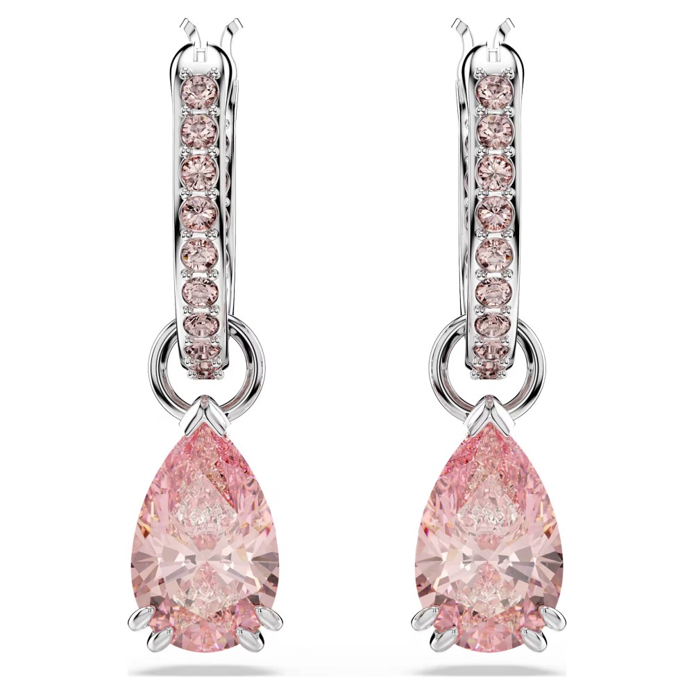 SWAROVSKI Attract Σκουλαρίκια Kοπή Αχλάδι, Ροζ Επιροδιωμένα 5723566 SWAROVSKI Attract Σκουλαρίκια Kοπή Αχλάδι, Ροζ Επιροδιωμένα 5723566