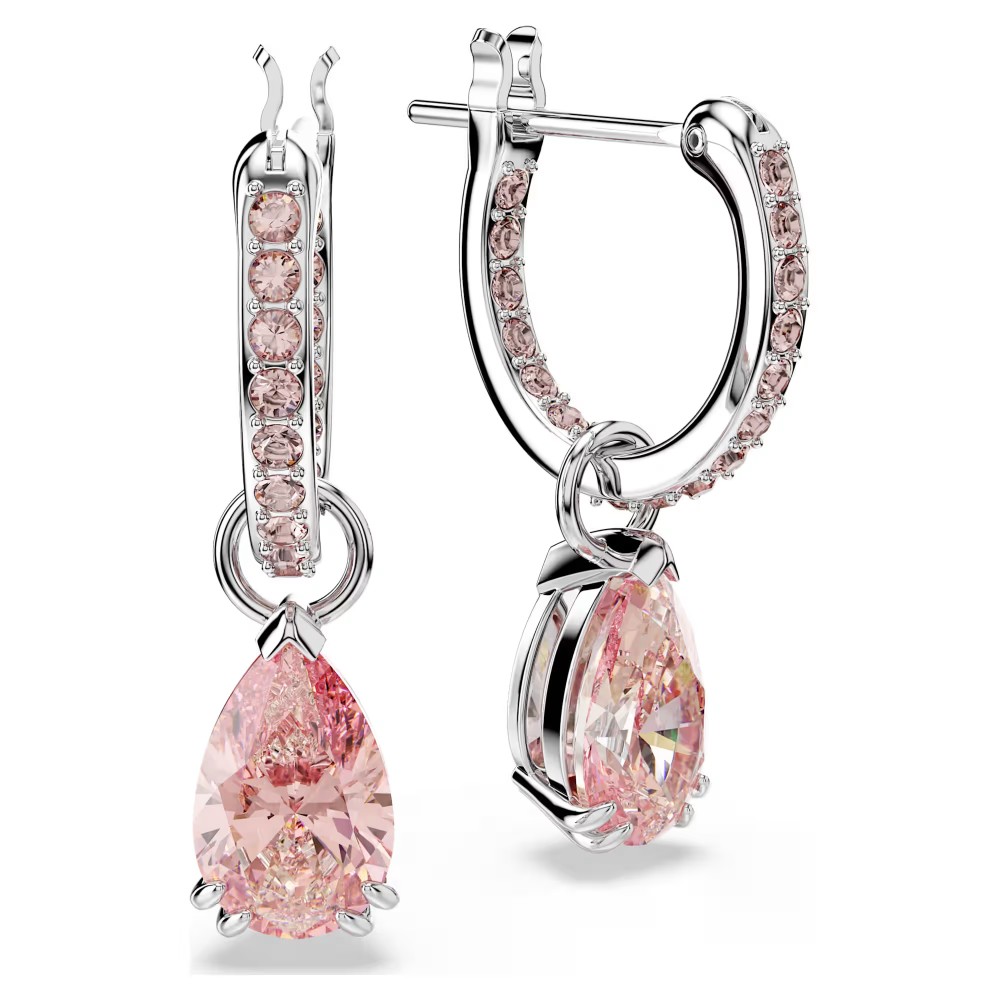 SWAROVSKI Attract Σκουλαρίκια Kοπή Αχλάδι, Ροζ Επιροδιωμένα 5723566 SWAROVSKI Attract Σκουλαρίκια Kοπή Αχλάδι, Ροζ Επιροδιωμένα 5723566
