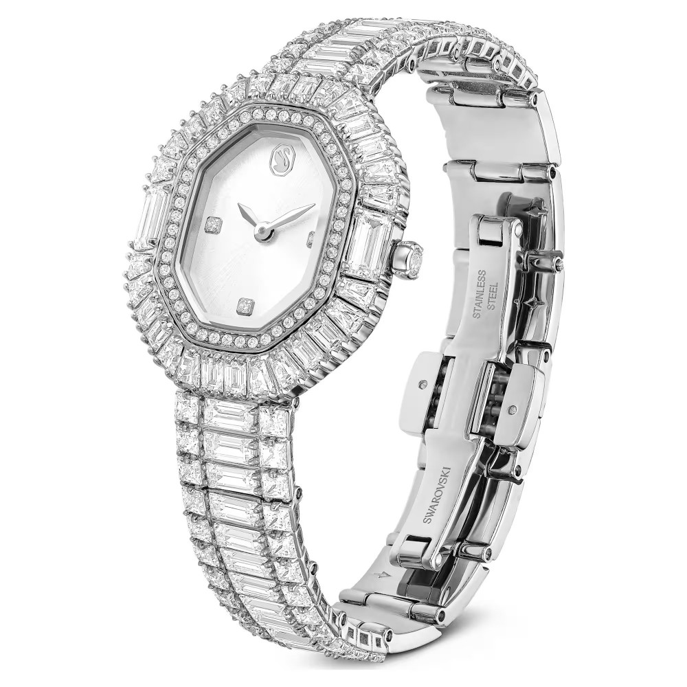 SWAROVSKI Matrix Κοπή Baguette Με Μπρασελέ από Ανοξείδωτο Ατσάλι και Κρύσταλλα 5724516 SWAROVSKI Matrix Κοπή Baguette Με Μπρασελέ από Ανοξείδωτο Ατσάλι και Κρύσταλλα 5724516
