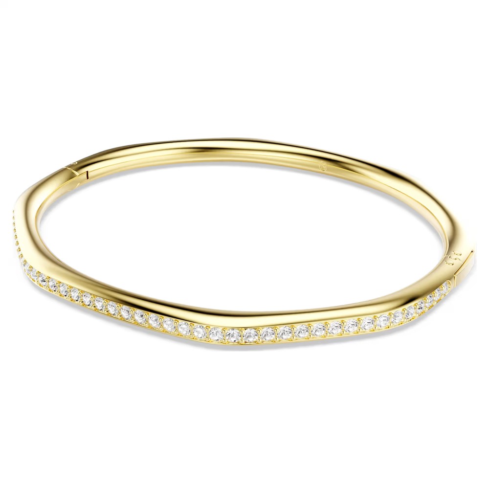 SWAROVSKI Dextera Άκαμπτο βραχιόλι, Λευκό, Στρογγυλή κοπή επιχρυσωμένο 5724581 SWAROVSKI Dextera Άκαμπτο βραχιόλι, Λευκό, Στρογγυλή κοπή επιχρυσωμένο 5724581