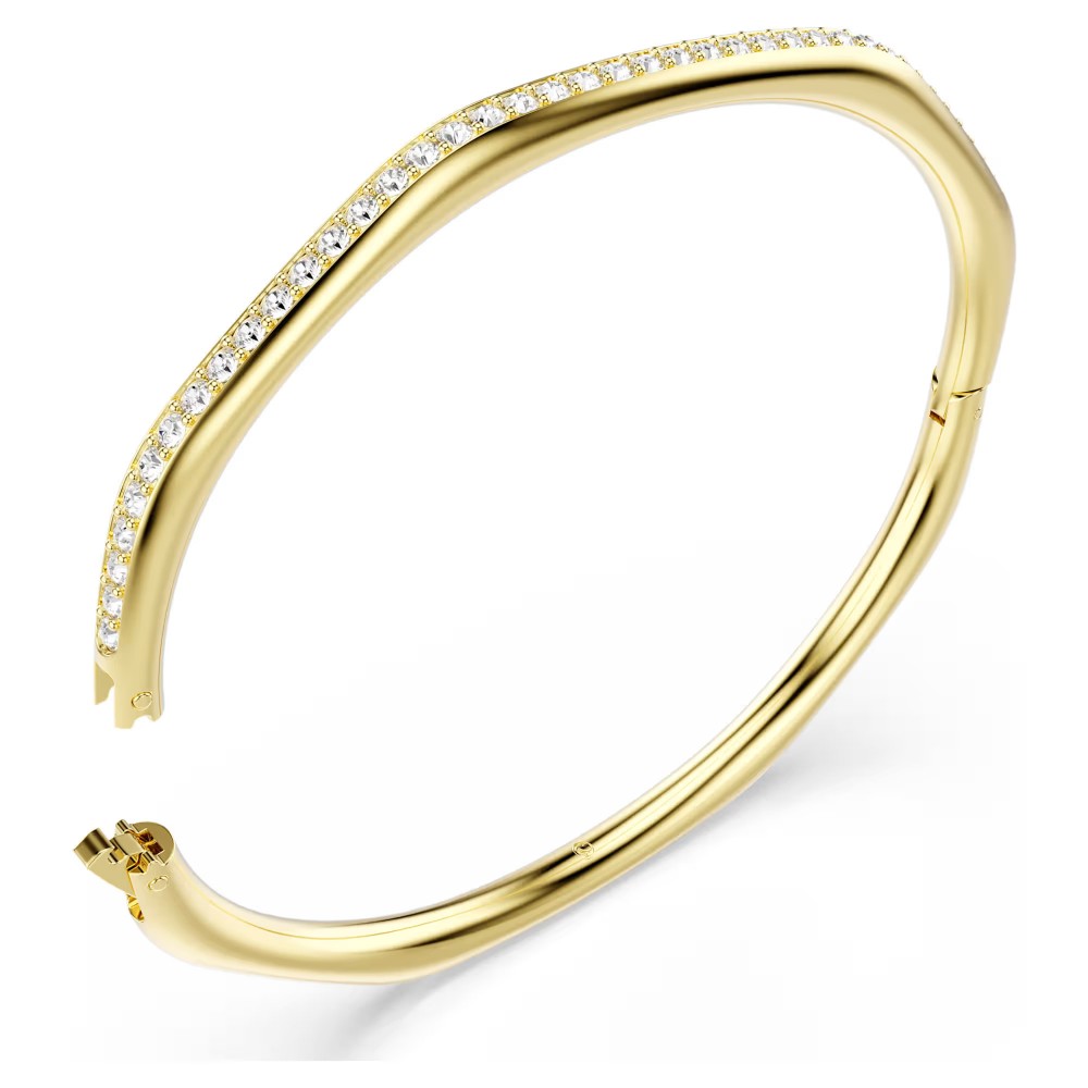 SWAROVSKI Dextera Άκαμπτο βραχιόλι, Λευκό, Στρογγυλή κοπή επιχρυσωμένο 5724581 SWAROVSKI Dextera Άκαμπτο βραχιόλι, Λευκό, Στρογγυλή κοπή επιχρυσωμένο 5724581