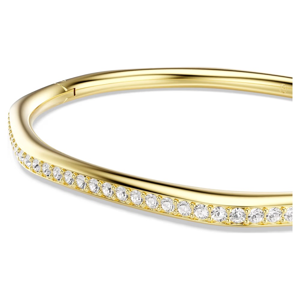 SWAROVSKI Dextera Άκαμπτο βραχιόλι, Λευκό, Στρογγυλή κοπή επιχρυσωμένο 5724581 SWAROVSKI Dextera Άκαμπτο βραχιόλι, Λευκό, Στρογγυλή κοπή επιχρυσωμένο 5724581