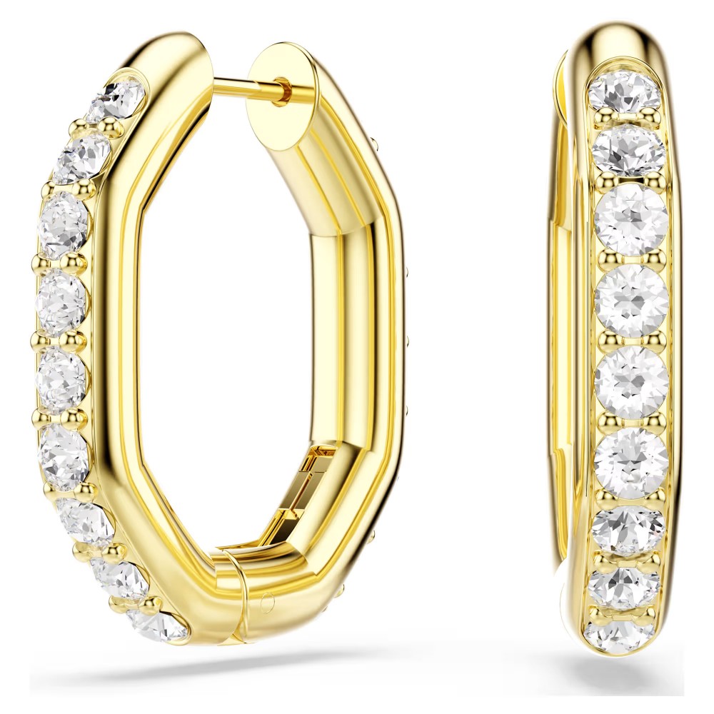 SWAROVSKI Dextera Σκουλαρίκια Οκτάγωνο, Pavé, Λευκά, επιχρυσωμένα 5724584 SWAROVSKI Dextera Σκουλαρίκια Οκτάγωνο, Pavé, Λευκά, επιχρυσωμένα 5724584