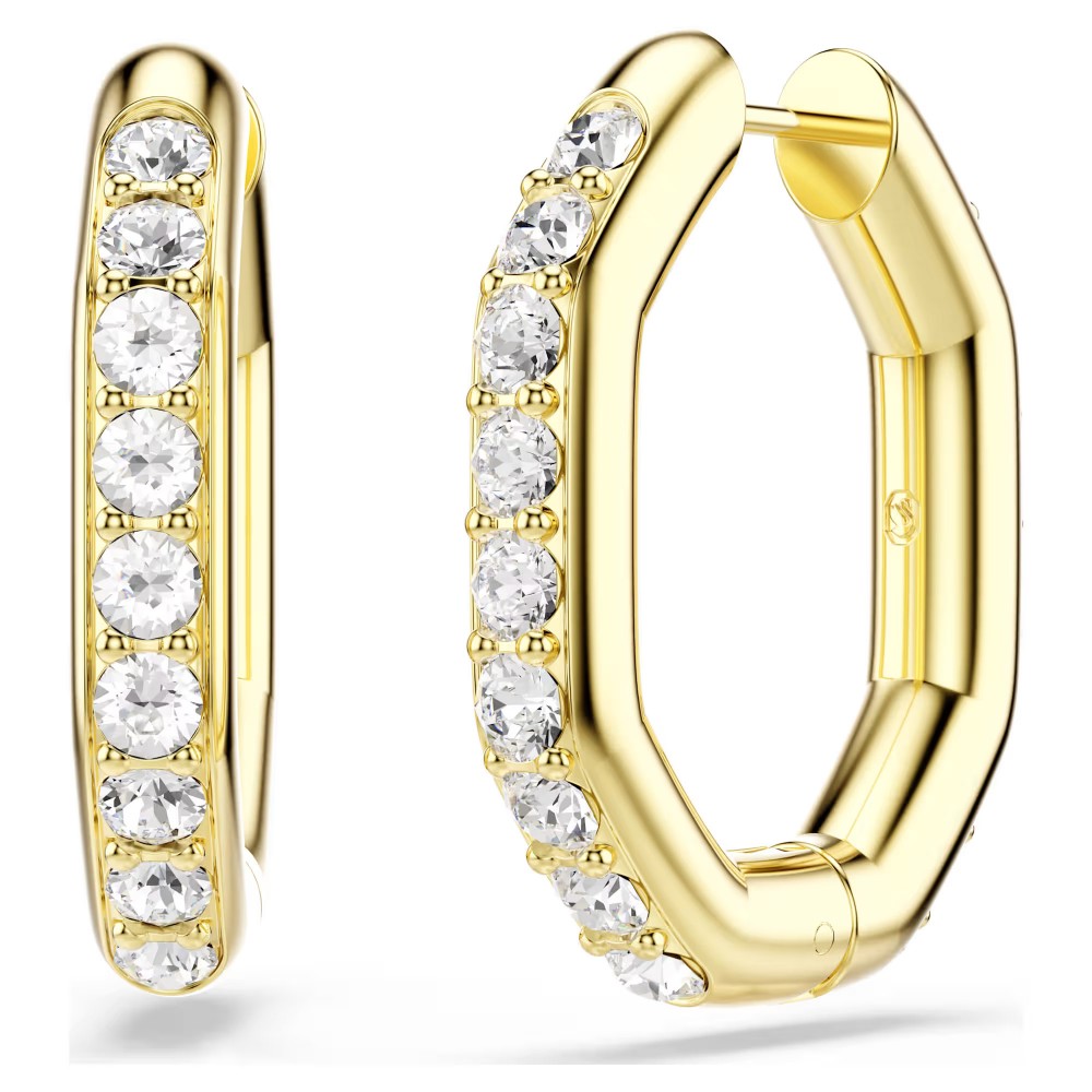 SWAROVSKI Dextera Σκουλαρίκια Οκτάγωνο, Pavé, Λευκά, επιχρυσωμένα 5724584 SWAROVSKI Dextera Σκουλαρίκια Οκτάγωνο, Pavé, Λευκά, επιχρυσωμένα 5724584