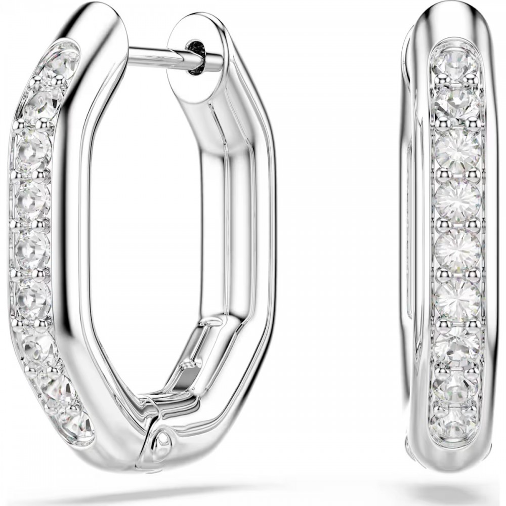 SWAROVSKI Dextera Κρίκοι Οκτάγωνο, Στρογγυλή Κοπή, Λευκά, Επιροδιωμένα 5724585 SWAROVSKI Dextera Κρίκοι Οκτάγωνο, Στρογγυλή Κοπή, Λευκά, Επιροδιωμένα 5724585