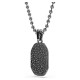 SWAROVSKI Dextera Οκτάγωνο Μενταγιόν με αλυσίδα, Μαύρο, Στρογγυλή Κοπή Επιρουθηνιωμένο 5724595