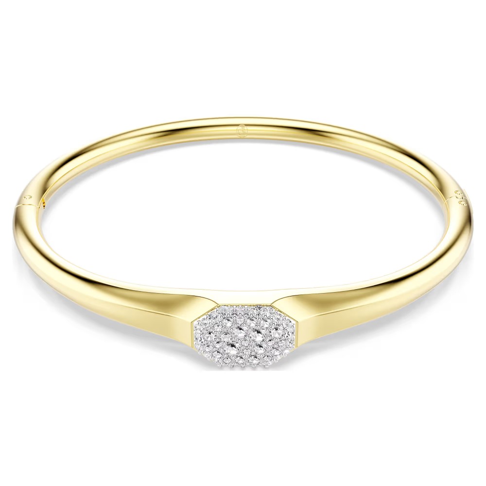SWAROVSKI Dextera Άκαμπτο βραχιόλι, Λευκό, Στρογγυλή κοπή επιχρυσωμένο 5724597 SWAROVSKI Dextera Άκαμπτο βραχιόλι, Λευκό, Στρογγυλή κοπή επιχρυσωμένο 5724597