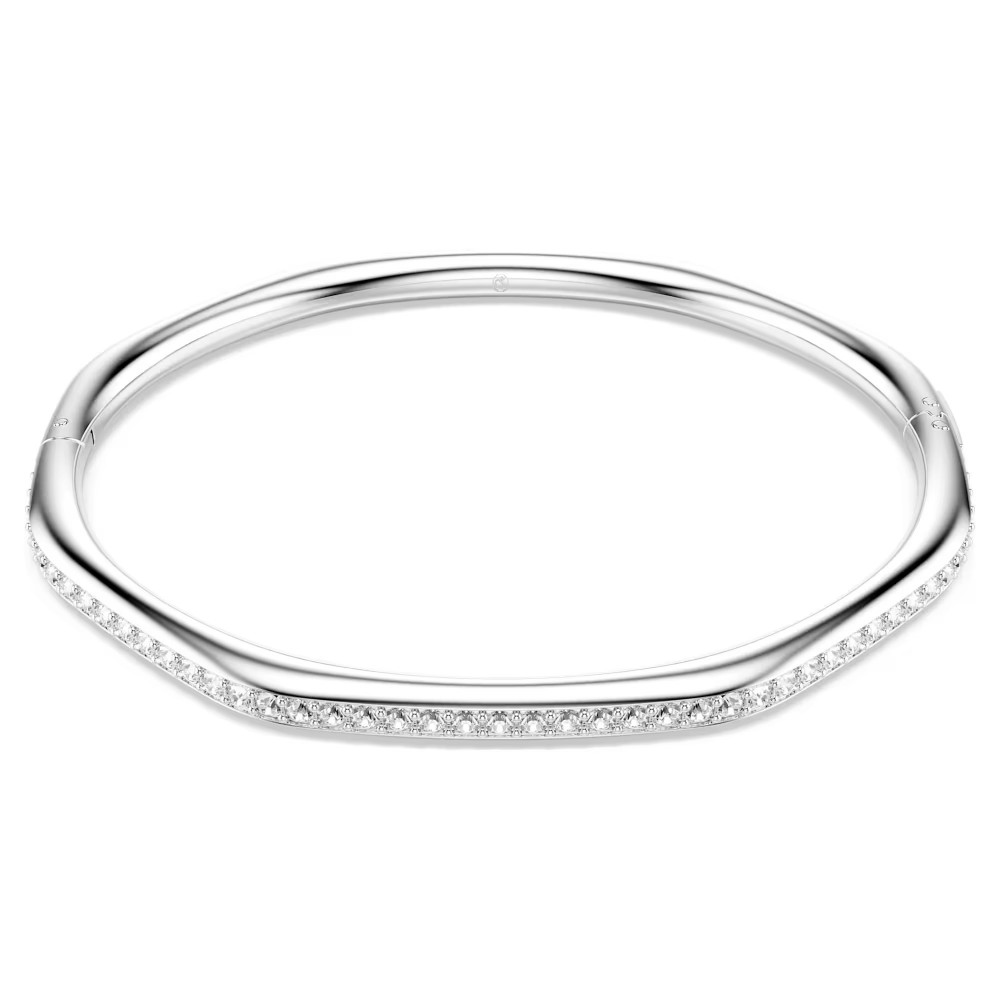 SWAROVSKI Dextera Άκαμπτο βραχιόλι, Λευκό, Στρογγυλή κοπή επιροδιωμένο 5725222 SWAROVSKI Dextera Άκαμπτο βραχιόλι, Λευκό, Στρογγυλή κοπή επιροδιωμένο 5725222
