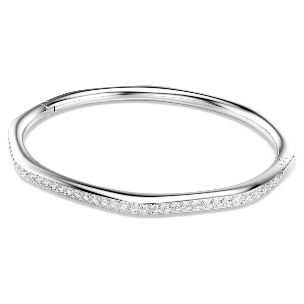 SWAROVSKI Dextera Άκαμπτο βραχιόλι, Λευκό, Στρογγυλή κοπή επιροδιωμένο 5725222 SWAROVSKI Dextera Άκαμπτο βραχιόλι, Λευκό, Στρογγυλή κοπή επιροδιωμένο 5725222