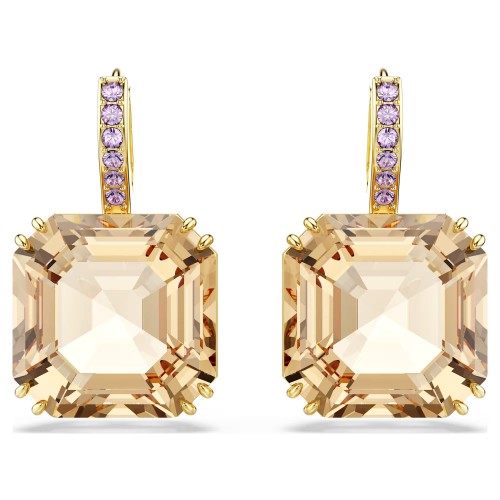 SWAROVSKI Millenia Σκουλαρίκια-σταγόνα Μίξη Κοπών, Καραμελέ Χρώμα Χρυσός Τόνος 5725744