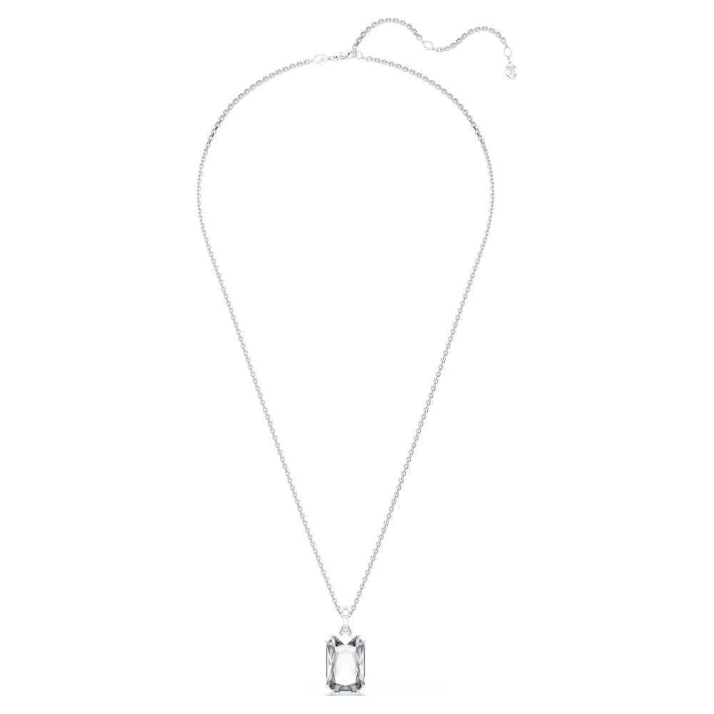SWAROVSKI Millenia Μενταγιόν Οκτάγωνη Κοπή με Αλυσίδα, Λευκό, Επιροδιωμένο 5725768 SWAROVSKI Millenia Μενταγιόν Οκτάγωνη Κοπή με Αλυσίδα, Λευκό, Επιροδιωμένο 5725768