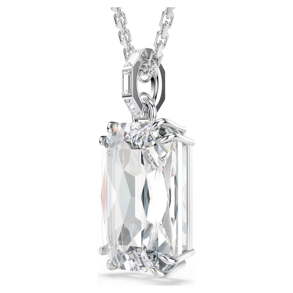 SWAROVSKI Millenia Μενταγιόν Οκτάγωνη Κοπή με Αλυσίδα, Λευκό, Επιροδιωμένο 5725768 SWAROVSKI Millenia Μενταγιόν Οκτάγωνη Κοπή με Αλυσίδα, Λευκό, Επιροδιωμένο 5725768