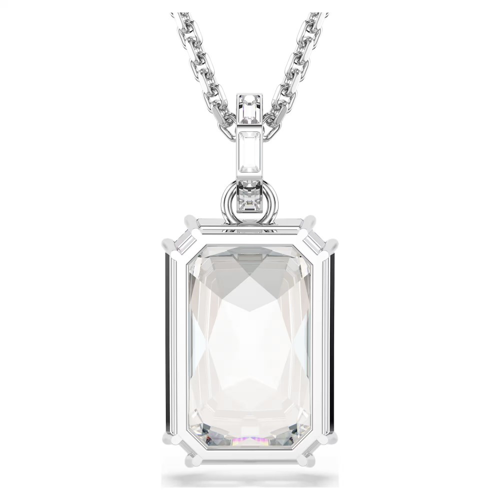 SWAROVSKI Millenia Μενταγιόν Οκτάγωνη Κοπή με Αλυσίδα, Λευκό, Επιροδιωμένο 5725768 SWAROVSKI Millenia Μενταγιόν Οκτάγωνη Κοπή με Αλυσίδα, Λευκό, Επιροδιωμένο 5725768