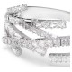 SWAROVSKI Άκαμπτο Βραχιόλι Matrix Μείξη κοπών, Λευκό, Επιμετάλλωση ροδίου 5726294