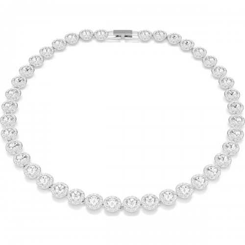 SWAROVSKI Una Angelic Tennis Κολιέ, Στρογγυλή κοπή, Λευκό, Επιροδιωμένο 5727095