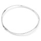 SWAROVSKI Κολιέ Matrix Baguette κοπή, Λευκό, Επιμετάλλωση ροδίου 5727111