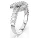 SWAROVSKI Matrix Δαχτυλίδι Λευκό, Κοπή Baguette, Κόμπος, Επιμετάλλωση Ροδίου 5727119 SWAROVSKI Matrix Δαχτυλίδι Λευκό, Κοπή Baguette, Κόμπος, Επιμετάλλωση Ροδίου 5727119