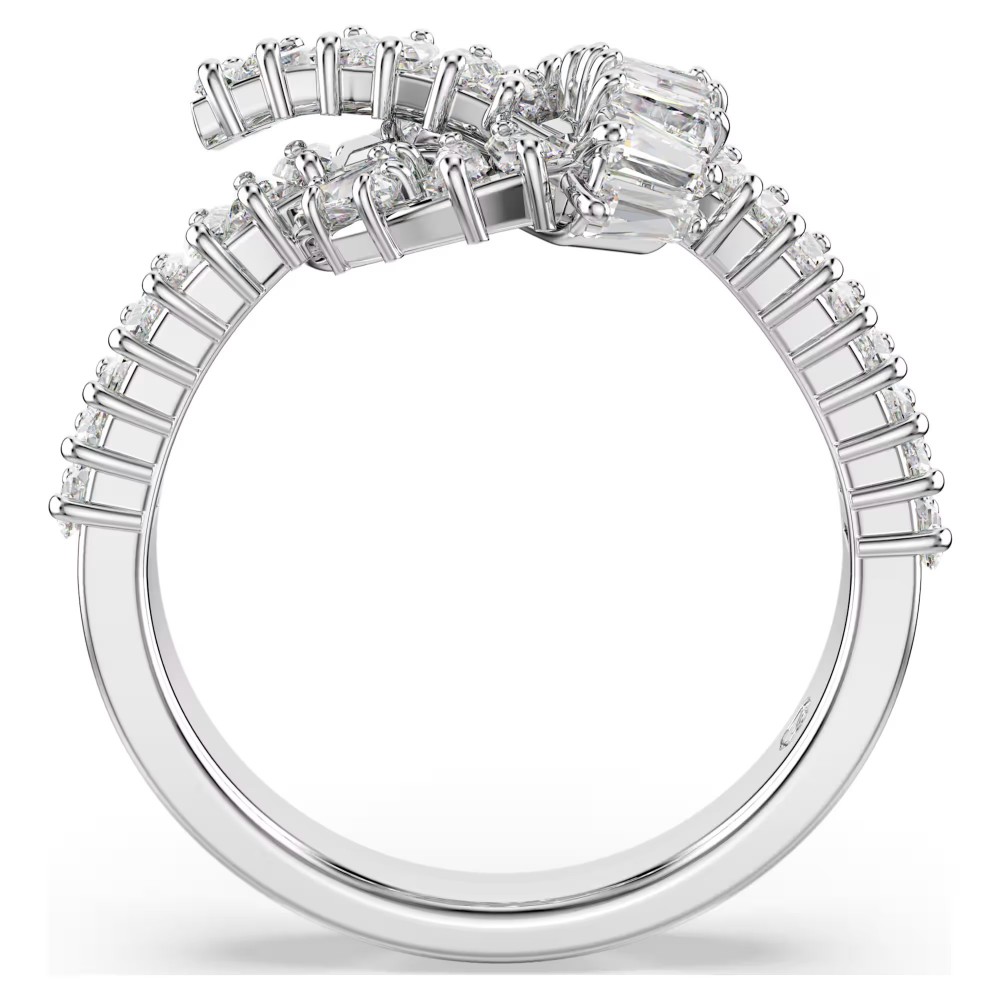 SWAROVSKI Matrix Δαχτυλίδι Λευκό, Κοπή Baguette, Κόμπος, Επιμετάλλωση Ροδίου 5727119 SWAROVSKI Matrix Δαχτυλίδι Λευκό, Κοπή Baguette, Κόμπος, Επιμετάλλωση Ροδίου 5727119