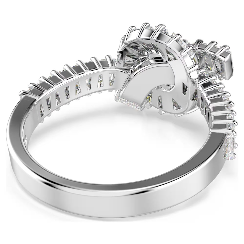 SWAROVSKI Matrix Δαχτυλίδι Λευκό, Κοπή Baguette, Κόμπος, Επιμετάλλωση Ροδίου 5727119 SWAROVSKI Matrix Δαχτυλίδι Λευκό, Κοπή Baguette, Κόμπος, Επιμετάλλωση Ροδίου 5727119