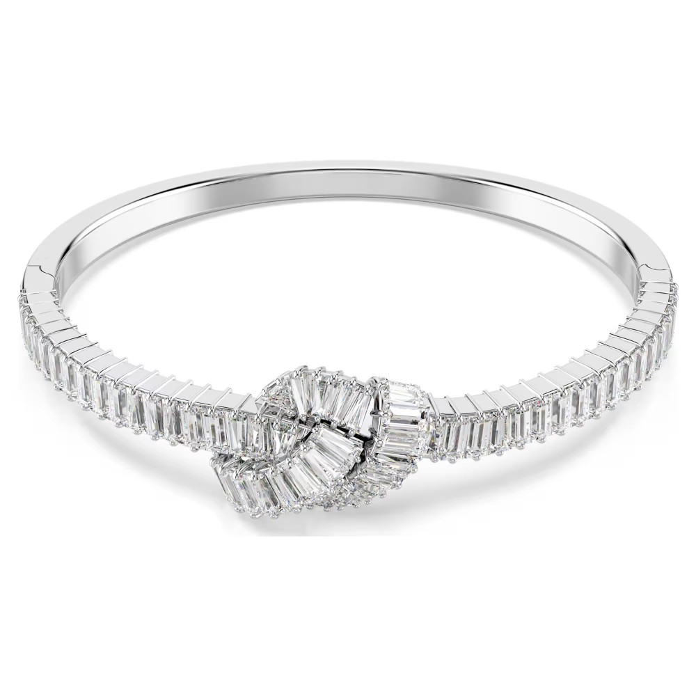 SWAROVSKI Άκαμπτο Βραχιόλι Matrix Baguette κοπή, Λευκό, Επιμετάλλωση ροδίου 5727121 SWAROVSKI Άκαμπτο Βραχιόλι Matrix Baguette κοπή, Λευκό, Επιμετάλλωση ροδίου 5727121