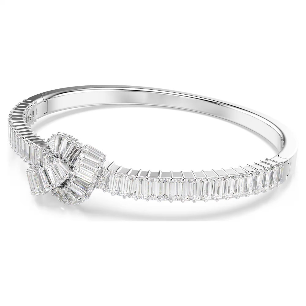 SWAROVSKI Άκαμπτο Βραχιόλι Matrix Baguette κοπή, Λευκό, Επιμετάλλωση ροδίου 5727121 SWAROVSKI Άκαμπτο Βραχιόλι Matrix Baguette κοπή, Λευκό, Επιμετάλλωση ροδίου 5727121