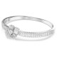 SWAROVSKI Άκαμπτο Βραχιόλι Matrix Baguette κοπή, Λευκό, Επιμετάλλωση ροδίου 5727121 SWAROVSKI Άκαμπτο Βραχιόλι Matrix Baguette κοπή, Λευκό, Επιμετάλλωση ροδίου 5727121