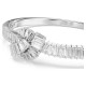 SWAROVSKI Άκαμπτο Βραχιόλι Matrix Baguette κοπή, Λευκό, Επιμετάλλωση ροδίου 5727121 SWAROVSKI Άκαμπτο Βραχιόλι Matrix Baguette κοπή, Λευκό, Επιμετάλλωση ροδίου 5727121