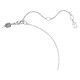 SWAROVSKI Κολιέ Matrix Baguette κοπή, Λευκό, Κόμπος Επιμετάλλωση ροδίου 5728553
