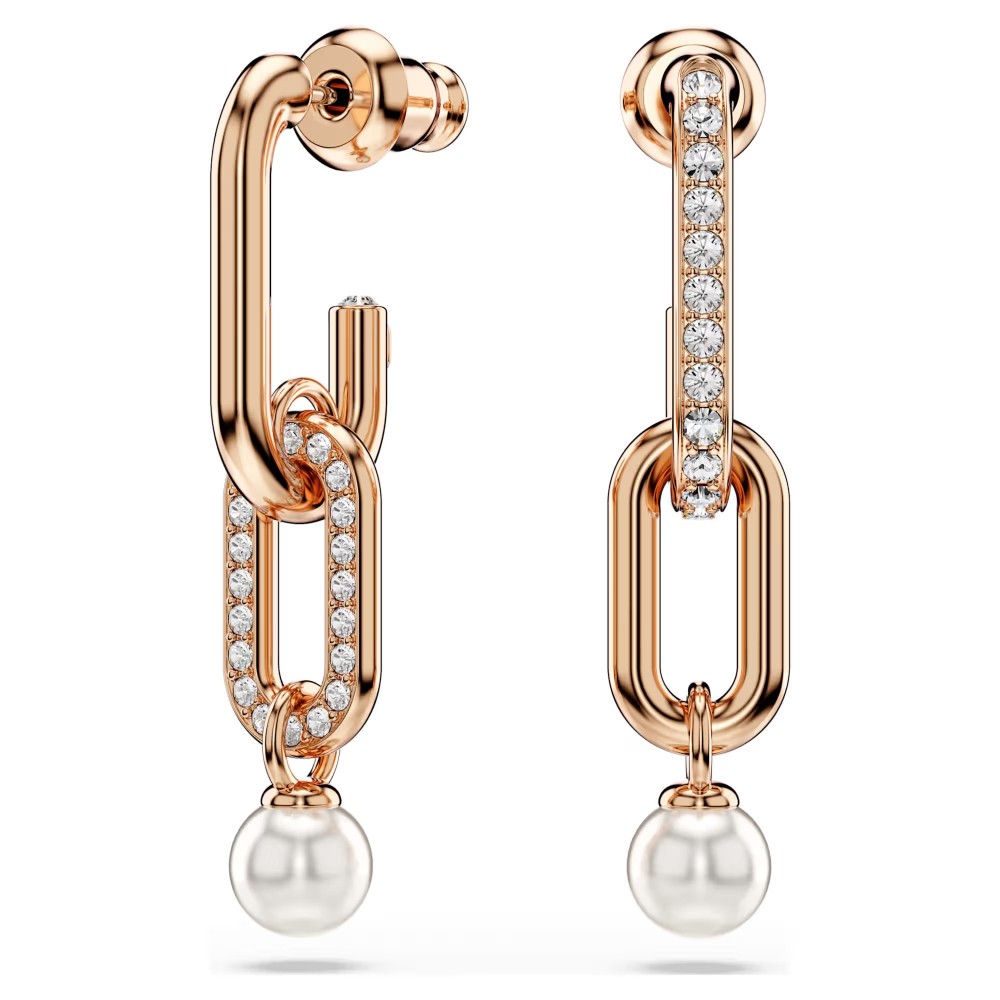 SWAROVSKI Constella Crystal Pearl, Στρογγυλή κοπή, Λευκά, Επιμετάλλωση σε Ροζ-Χρυσό, 5728585 SWAROVSKI Constella Crystal Pearl, Στρογγυλή κοπή, Λευκά, Επιμετάλλωση σε Ροζ-Χρυσό, 5728585