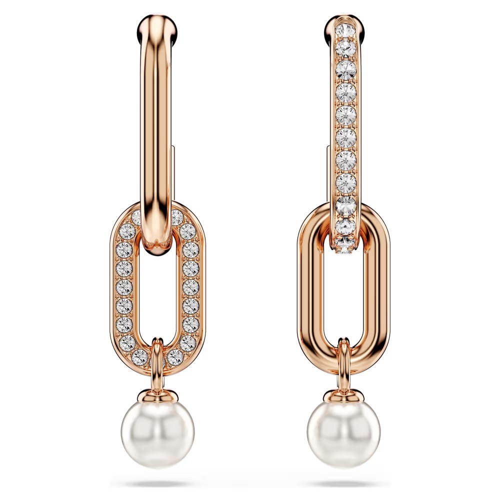 SWAROVSKI Constella Crystal Pearl, Στρογγυλή κοπή, Λευκά, Επιμετάλλωση σε Ροζ-Χρυσό, 5728585 SWAROVSKI Constella Crystal Pearl, Στρογγυλή κοπή, Λευκά, Επιμετάλλωση σε Ροζ-Χρυσό, 5728585