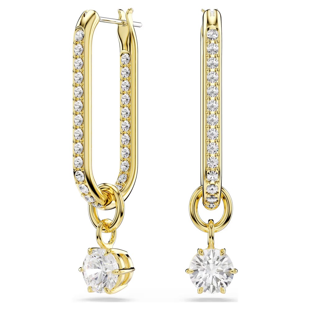 SWAROVSKI Constella Σκουλαρίκια-σταγόνα Στρογγυλή κοπή, Λευκά, Επιχρυσωμένα 5728587 SWAROVSKI Constella Σκουλαρίκια-σταγόνα Στρογγυλή κοπή, Λευκά, Επιχρυσωμένα 5728587