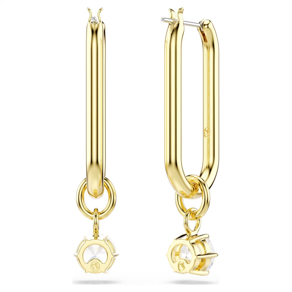 SWAROVSKI Constella Σκουλαρίκια-σταγόνα Στρογγυλή κοπή, Λευκά, Επιχρυσωμένα 5728587 SWAROVSKI Constella Σκουλαρίκια-σταγόνα Στρογγυλή κοπή, Λευκά, Επιχρυσωμένα 5728587