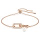 SWAROVSKI Constella Βραχιόλι Στρογγυλή κοπή, Crystal Pearl, Λευκό, Ροζ Χρυσό 5728588 SWAROVSKI Constella Βραχιόλι Στρογγυλή κοπή, Crystal Pearl, Λευκό, Ροζ Χρυσό 5728588