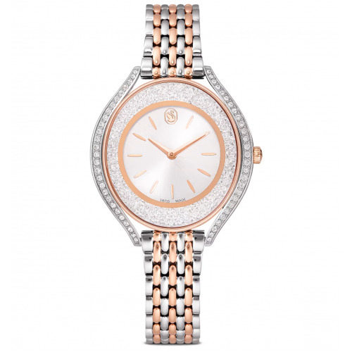 SWAROVSKI Crystalline Aura Ελβετικής κατασκευής με Μεταλλικό Μπρασελέ Δύο Τόνων 5730162