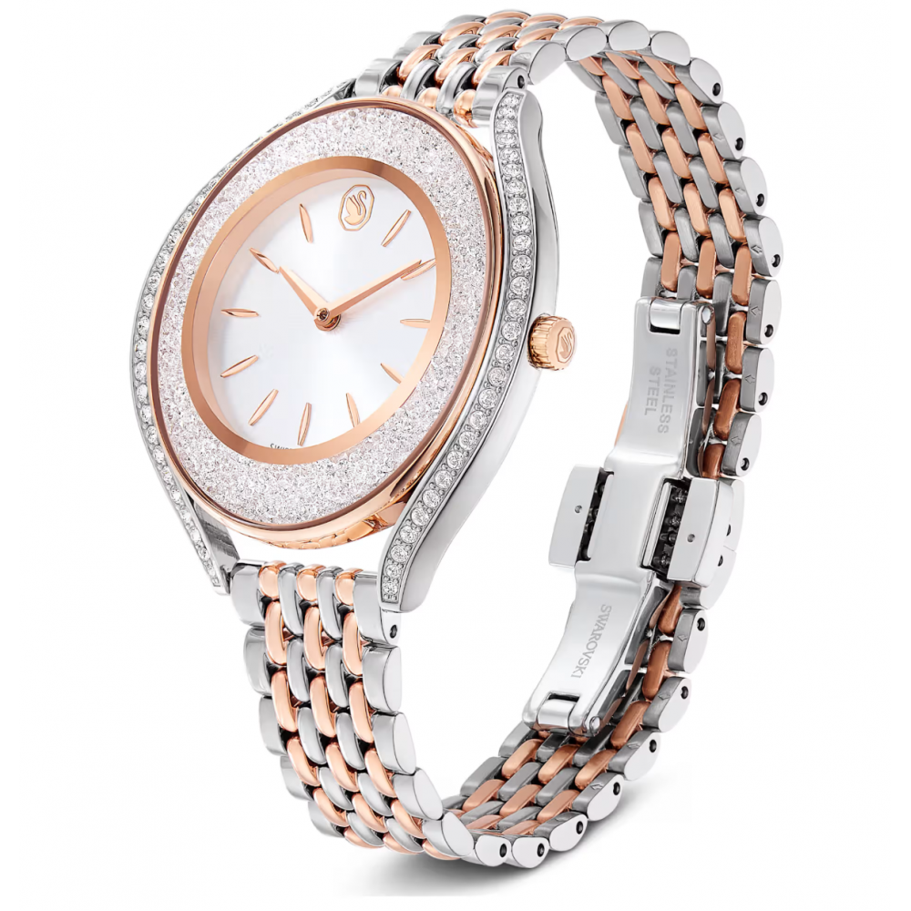 SWAROVSKI Crystalline Aura Ελβετικής κατασκευής με Μεταλλικό Μπρασελέ Δύο Τόνων 5730162