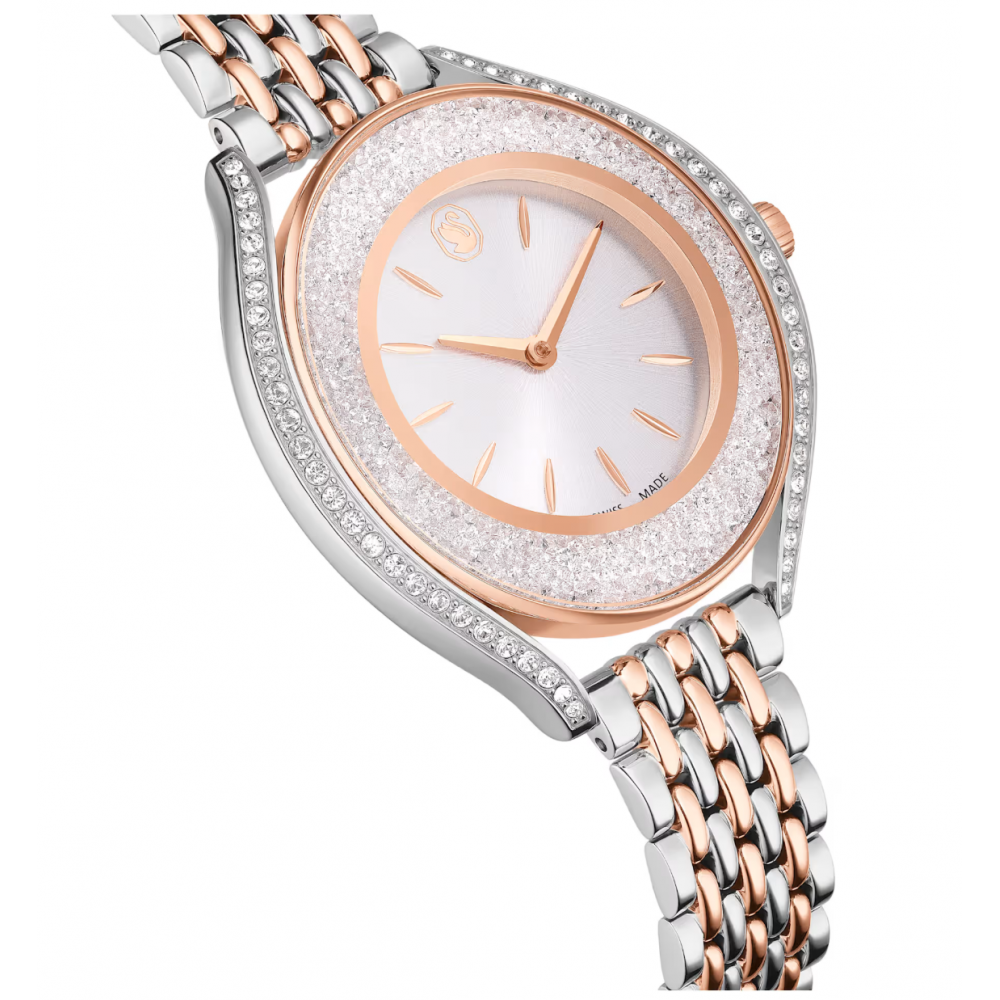 SWAROVSKI Crystalline Aura Ελβετικής κατασκευής με Μεταλλικό Μπρασελέ Δύο Τόνων 5730162