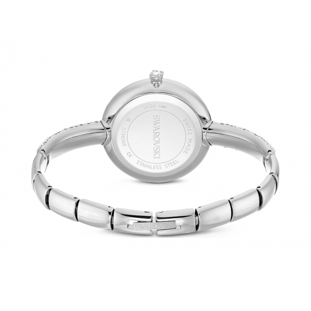SWAROVSKI Syblima Bangle Eλβετικής κατασκευής, Μπρασελέ από Ανοξείδωτο Ατσάλι, Ασημί τόνος, 5730369