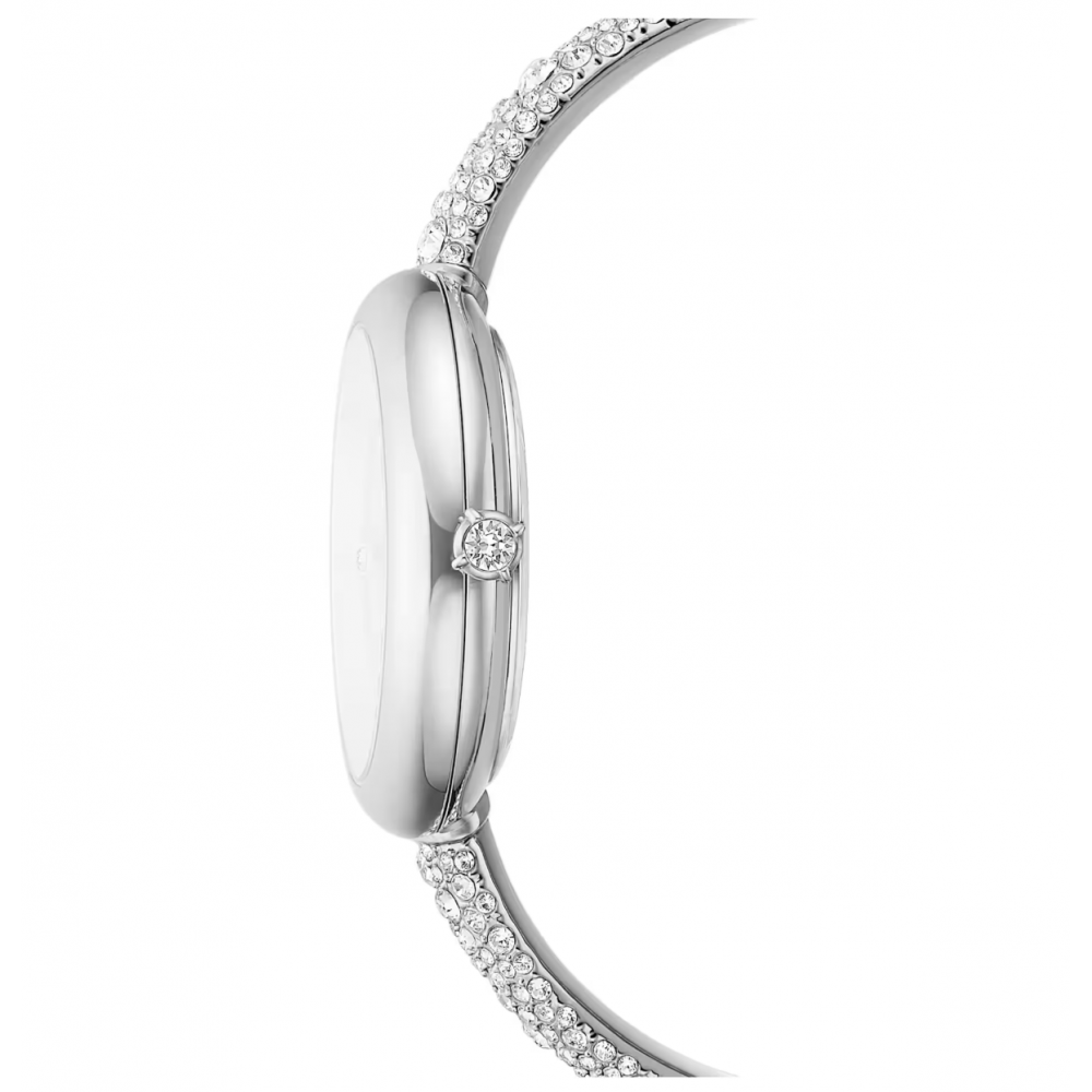 SWAROVSKI Syblima Bangle Eλβετικής κατασκευής, Μπρασελέ από Ανοξείδωτο Ατσάλι, Ασημί τόνος, 5730369