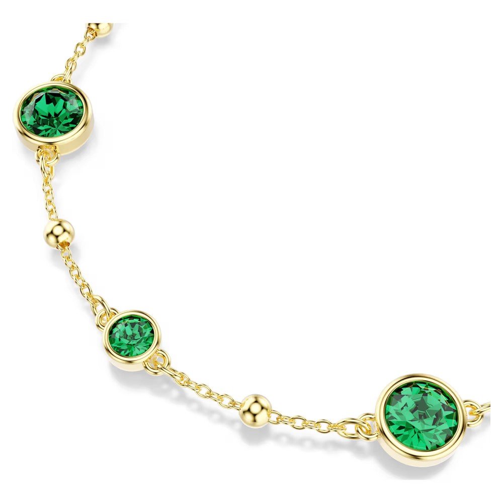 SWAROVSKI Βραχιόλι Imber Στρογγυλή κοπή, Πράσινο, Επιμετάλλωση σε χρυσό τόνο 5730676 SWAROVSKI Βραχιόλι Imber Στρογγυλή κοπή, Πράσινο, Επιμετάλλωση σε χρυσό τόνο 5730676