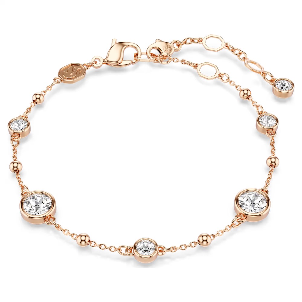 Swarovski, Βραχιόλι, Imber Στρογγυλή κοπή, Λευκό, Επιμετάλλωση Ροζ Χρυσό, 5730677 Swarovski, Βραχιόλι, Imber Στρογγυλή κοπή, Λευκό, Επιμετάλλωση Ροζ Χρυσό, 5730677